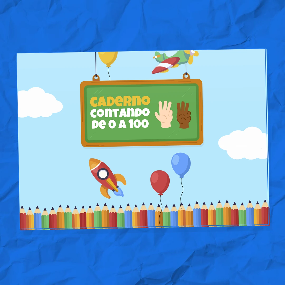 CADERNO CONTANDO DE 0 A 100 – Sequência Numérica Progressiva