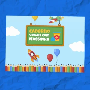 CADERNO VOGAIS COM MASSINHA – Modelagem de A, E, I