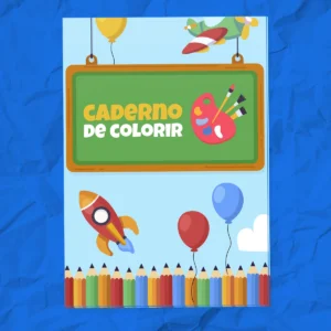 CADERNO DE COLORIR – Leitura e Pintura de Animais