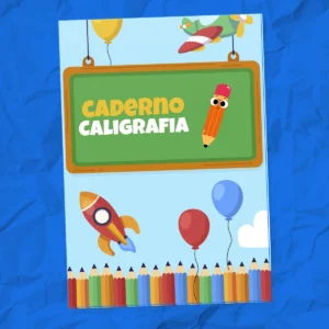 CADERNO CALIGRAFIA – Treino de Letras Maiúsculas e Minúsculas