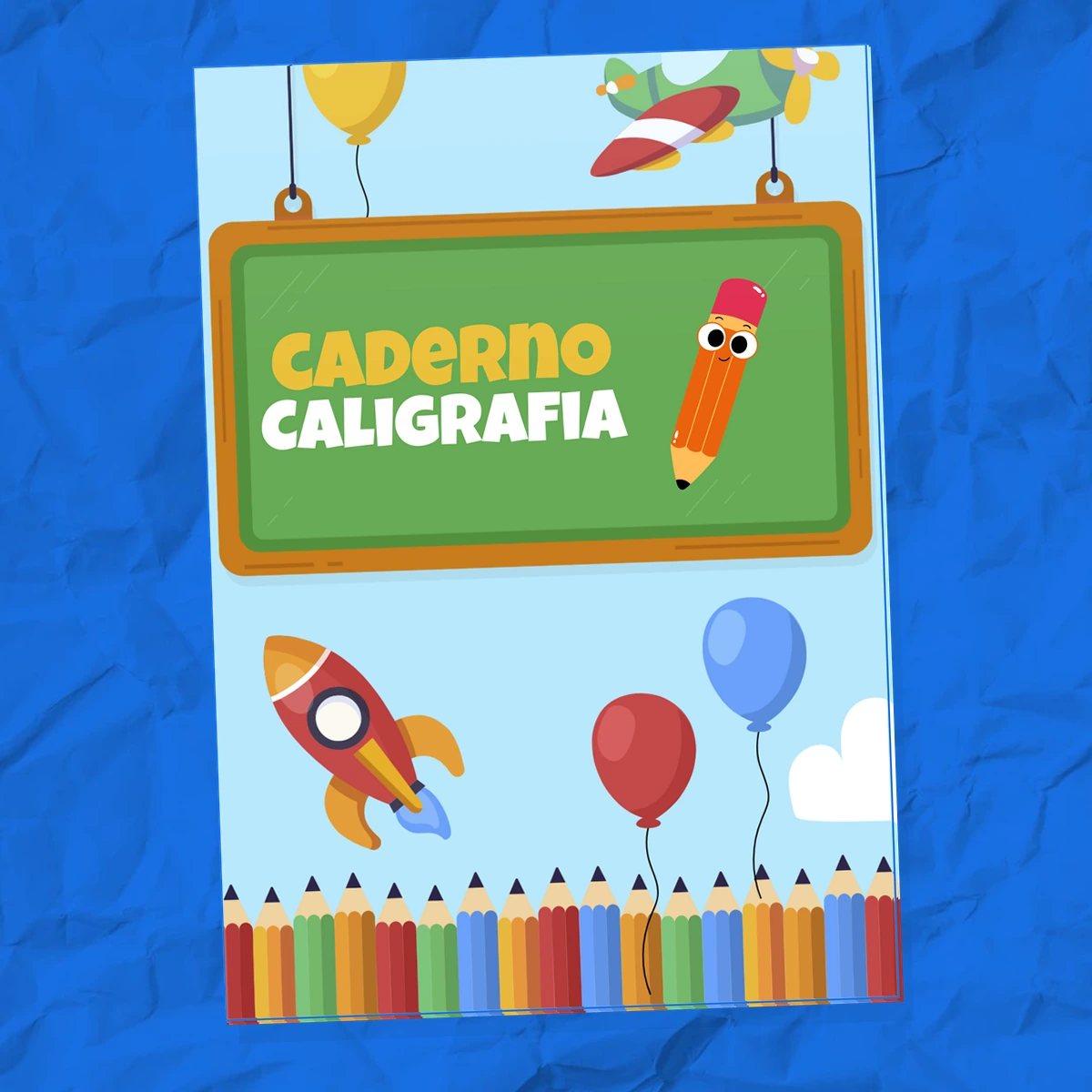 CADERNO CALIGRAFIA – Treino de Letras Maiúsculas e Minúsculas