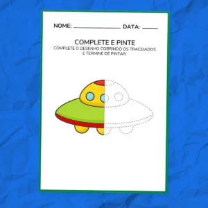 CADERNO COORDENAÇÃO MOTORA – Ligar Pontos e Formar Figuras