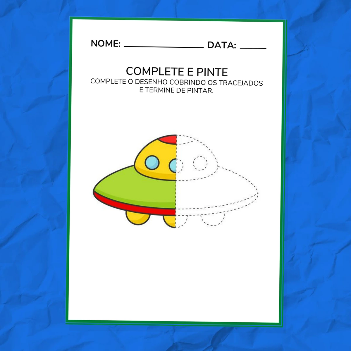 CADERNO COORDENAÇÃO MOTORA – Ligar Pontos e Formar Figuras